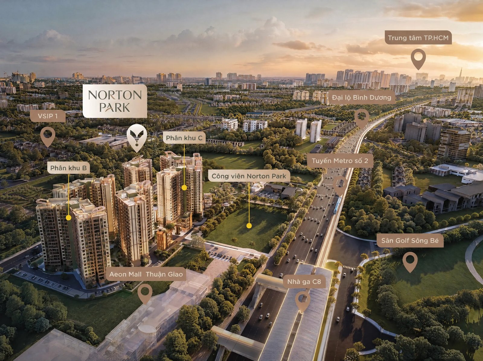 Norton Park 8 masterplan birdview r8