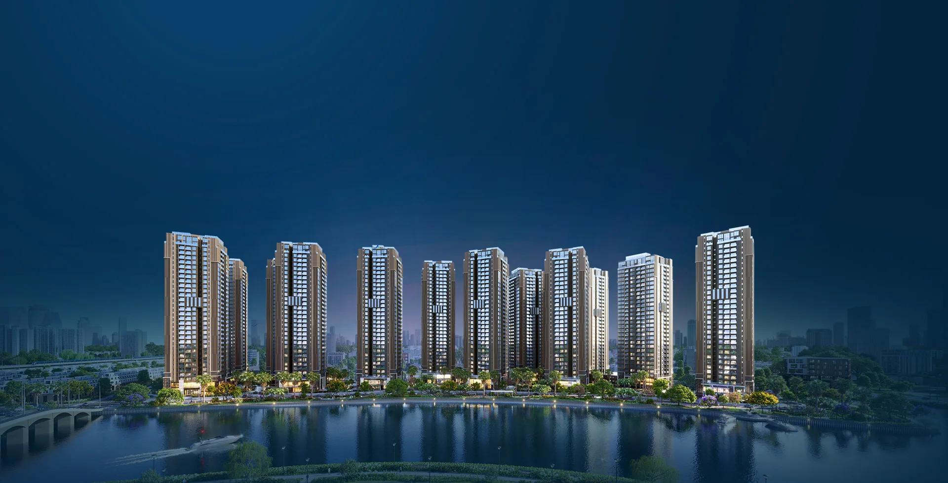 The Privé 2 Phối cảnh bán đảo The Privé bên sông