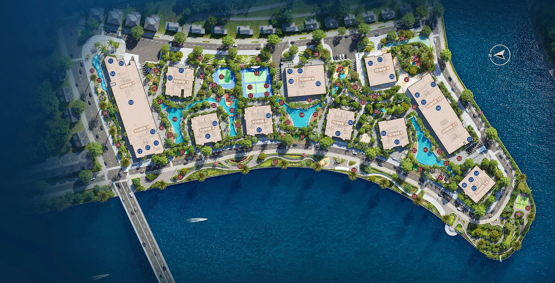 The Privé 6 Sơ đồ tiện ích The Privé tầng 1